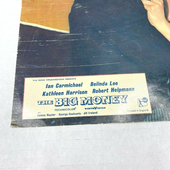 Set of 8 The Big Money 1956 Lobby Card Movie‎ Poster Belinda Lee British Comedy - Picture 9 of 10